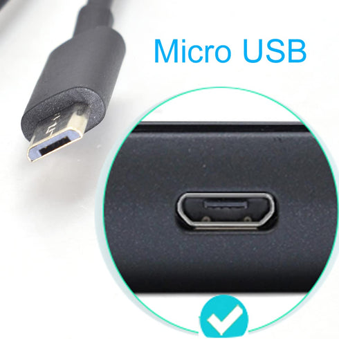 5PCS Micro USB Cable 2 Wire USB Pigtail Cable Micro USB Male to Open-end Cable 30cm 12inch 22AWG 5V 3A DIY Power Charge Cable W/Quick Wire Cable Connector