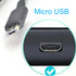 5PCS Micro USB Cable 2 Wire USB Pigtail Cable Micro USB Male to Open-end Cable 30cm 12inch 22AWG 5V 3A DIY Power Charge Cable W/Quick Wire Cable Connector