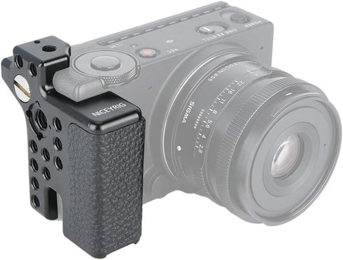 NICEYRIG Handle Grip for Sigma FPL FP Full-Frame Mirrorless Camera - Black Color - 368