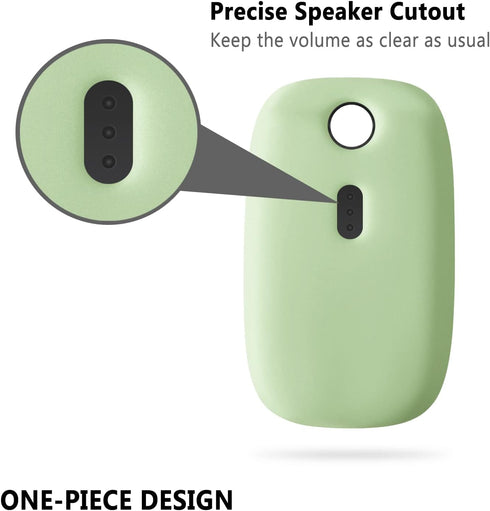 Geiomoo Silicone Case Compatible with Tile Pro 2022 - Protective Cover with Carabiner (Luminous Green)