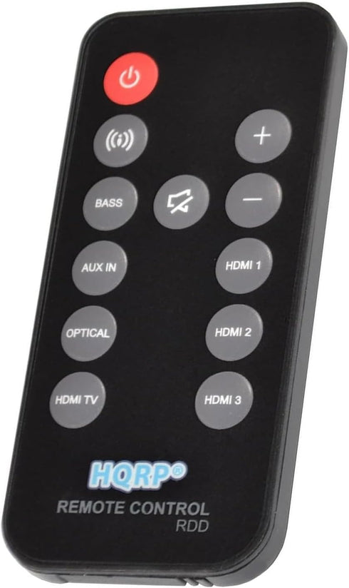 HQRP Remote Control Compatible with JBL Cinema SB400 93040000860 SB4OO SB200 SB2OO Soundbar Speaker System