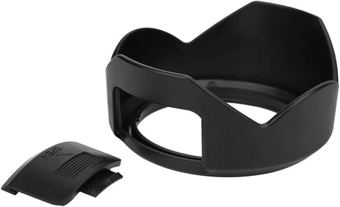 PHRBC Plastic Lens Hood for Camera, Replacement Shade for PENTAX SMC DA 18-55MM F3.5-5.6AL WR 52mm