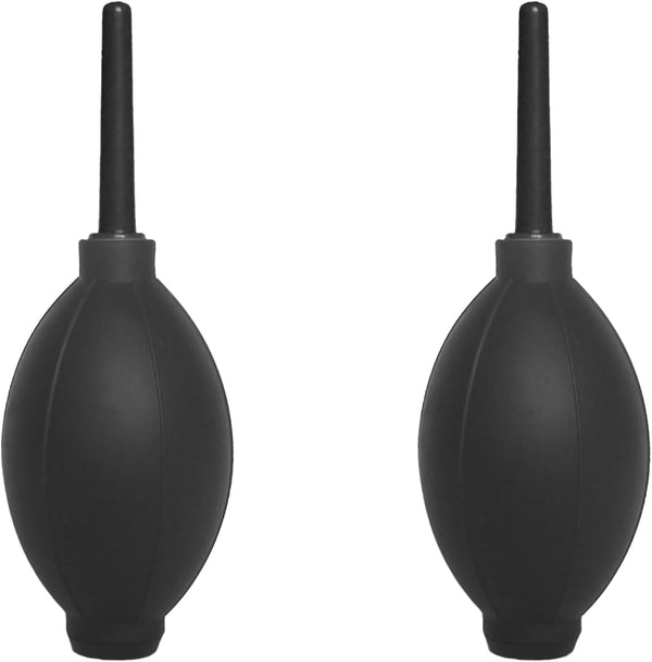 2 Pack Photography Studio Dust Cleaning Rocket Air Blower, Soft Tip Silicone Bulb Blower for Camera Lens, LCD Screen