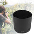 Camera Lens Hood for Canon,ET-73 Plastic Black Camera Mount Lens Hood Fit for Canon EF 100mm f/2.8L Macro is USM Lens,Lens Hood