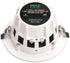 Pyle 4” Pair Flush Mount in-Wall in-Ceiling 2-Way Home Speaker System with Built-in LED Lights, White