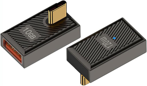 2 Pack Type C Male to USB 3.0 A Female Charger Converter, 10Gbps USB 3.1 Type C to USB A OTG Fast Charging