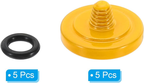 5 Pack PATIKIL Camera Shutter Button, Soft Shutter Release Button Pure Copper Camera Button Concave Suitable for Nikon