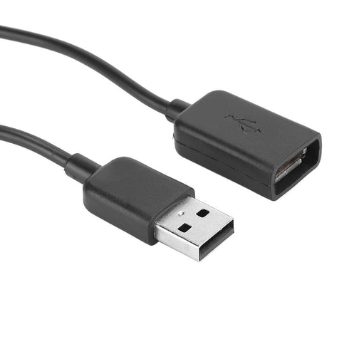 Cuifati 1 Meter Long Bracelet Watch Charger, Portable USB Charging Cable for Smart Bracelet, Black