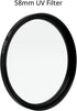 ANQUORA 58mm (2 APC-25 2 Lens Filter CPL + UV Filter Kit Pieces), Compatible with Lens Filter Phone Case, Includes
