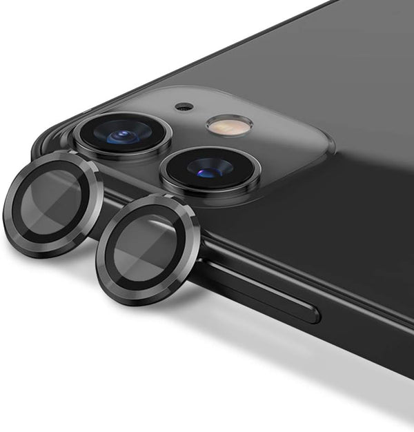 CloudValley Camera Lens Protector for iPhone 12/12 Mini/11 - Tempered Glass Film, 2 Pack with Cleaning Kit