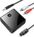 Isobel Bluetooth 5.0 Transmitter Receiver - Optical, 3.5mm AUX, RCA, Low Latency Wireless Audio Adapter, Rechargeable