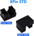 ATX 8Pin Female to 8pin Male 180 Degree Angled Adapter for Desktop Graphics Card Upgrade