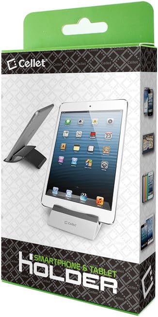 Universal Smartphone and Tablet Display Stand - Compatible with iPhones, iPad, Android Smartphones (White)