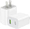 USB C Charger Block, Dual Port Type C Wall Charger 20W Fast Charging for iPhone 14/14 Pro/14 Pro Max/13/12
