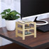 Solid Wood Multi-Layer Wireless Router Rack, Desktop Storage for Network TV Set-top Box, Key Remote Control