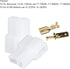 T Type Power Plug Cable Connectors Set, 2 Power Plug Fit for FT 7800R FT 8800R FT 8900R