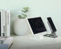 GoldenCrest Cell Phone and Tablet Stand for Desk, Slim and Fully Foldable with Adjustable Angle and Height, Sturdy