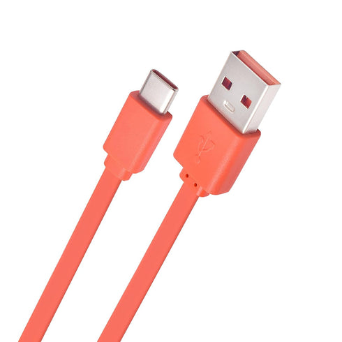 Replacement Flat USB Type-C Charger Cable, Compatible with JBL Charge 4, Charge 5, Flip 5, Flip 6, Pulse 4