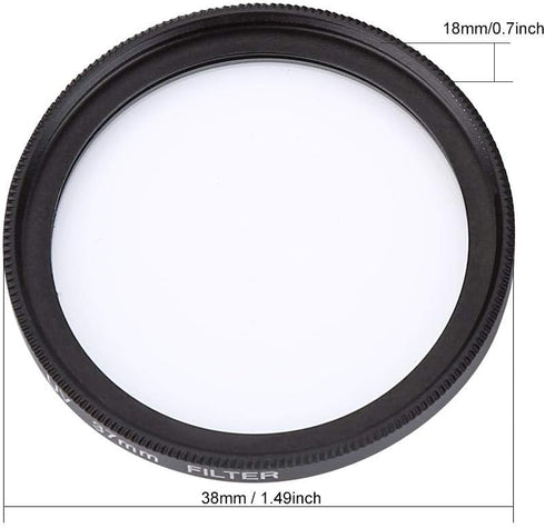 4K Camera UV Filter, UV 37mm Protective Lens Filter for The Seaside, Mountain, Snow and Open Areas