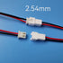 JST-XH 2.54mm 1S 2 Pin Balance Plug Lead Socket, Male and Female Connector with 22awg 10cm Silicone Wire Cables