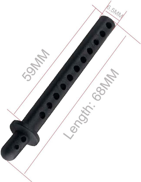 YijiaLink 8-Pack 68mm 1/10 4WD RC Car Body Shell Post Plastic Holder Mounts with Clips Compatible with Remote Control