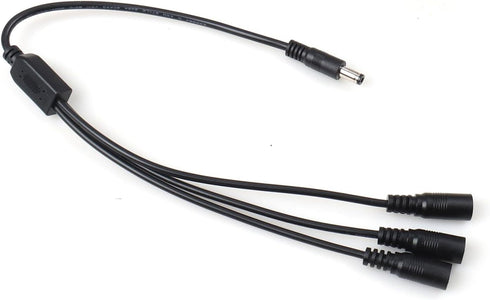 Kangnice 5.5x2.1mm 1 2 3 4 40cm Power Splitter Cable to Way Adapter for CCTV Router LED Light Length