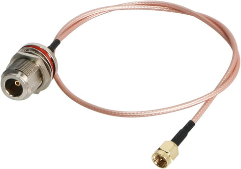 RF Coaxial Cable N Female to SMA Male RG316 Jumper, 150mm for DIY Radio, 3G/4G/5G/LTE/Antenna