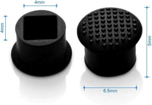MMOBIEL 5 PCS Rubber TrackPoint Keyboard Mouse Black Cap for HP Pavilion/Envy/Spectre/EliteBook/Omen