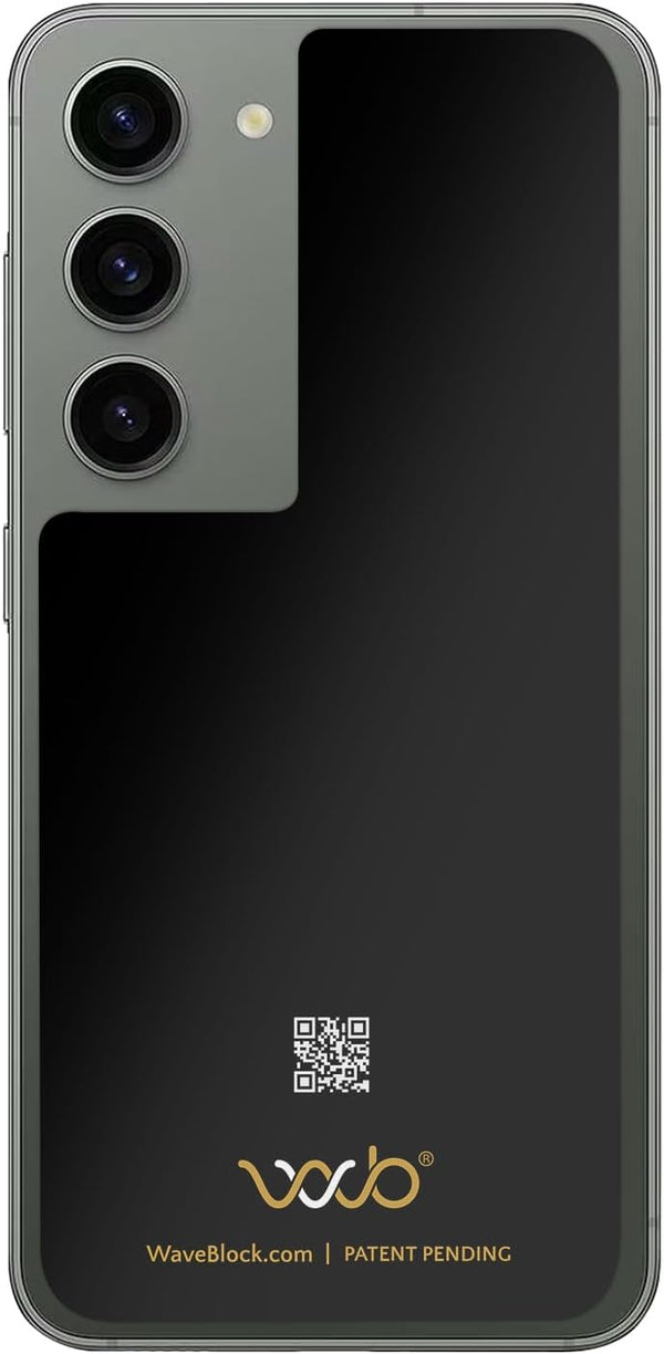 WAVEBLOCK Protection Sticker for Samsung Galaxy S23 - Harm Blocker for Smartphone, 5G Shield Reduction, Fits Beneath