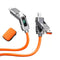 USB C to C Cable 5ft Chubby Silicone 4 in 1 Charging Cable with LED Display for iPhone 15, Samsung S24