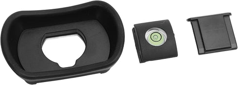 3 GFX100II, 100, XH1, GFX50S, T5, T4, T2 Yctze Pcs Camera Viewfinder Eye Cup, Hot Shoe Cover & Bubble Level for Fit