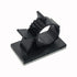 25 Pack Adjustable Cable Tie Clips, Adhesive Wire Clips Nylon Wire Clamps for Car, Home and Office, Black
