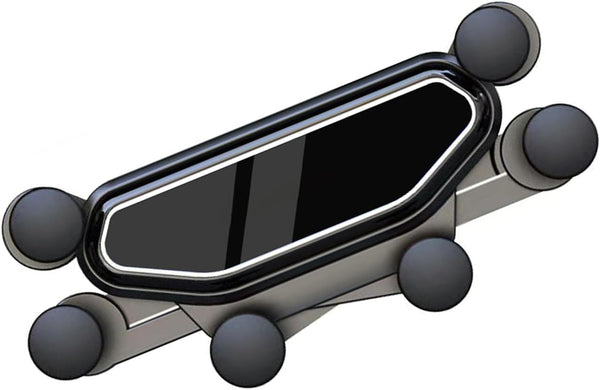 lekiliky Car Vent Phone Mount, Adaptive Mirror-Type & Scratch-Resistant Vent Navigation Holder, Shock-Absorbing