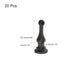 uxcell Case Fan Mount Screws Silicone Reducing Noise Vibration Mounting Pin Rivet, 9mm x 22.7mm for PC Chassis Cooling Fans 20 Pcs