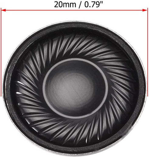 uxcell 1W 8 Ohm Micro Internal Speaker Magnet Loudspeaker 20mm Dia 6pcs