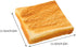 2 4.52X4.52X0.78 Inch Kisangel Simulated Bread Adornments Pcs Realistic Toast Model Ornaments for Photography Props