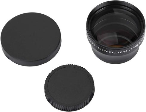 2X High Definition Super Telephoto Lens, 46 MM Telephoto Conversion Lens for Camera with 37mm Lens Thread.