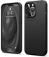 Elago iPhone 13 Pro Case - Slim Liquid Silicone, Full Body Protection, Soft Microfiber Lining, 6.1" (Black)