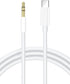 AUX to USB C, USB Type C to 3.5mm Audio Aux Headphone Jack Cable for Car Speaker Compatible with iPhone 15 Pro