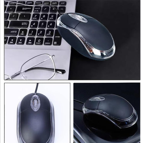 Guiheng Wired Mini Optical Mouse Computer Mouse Ergonomic Mouse with USB Mouse for Laptop PC Desktop mice Compatible