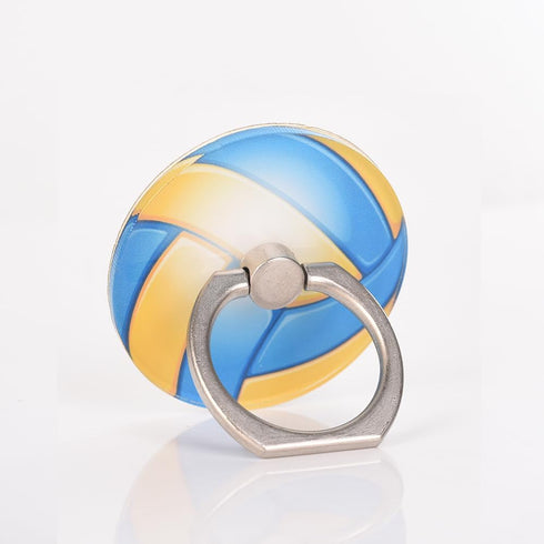 4 Pack Cute Phone Ring Holder - JCSMARTEC Basketball Football Tennis Baseball Shaped 360 Rotation Finger Ring Stand