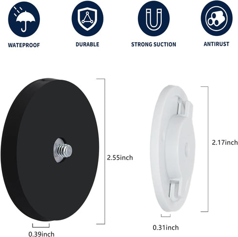 Magnetic Camera Mount Base for TP-Link Tapo C210, C200, Kasa EC70, EC71, KC410S Indoor Security Camera