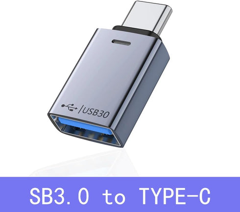 Liaoan 3.0 OTG Adapter USB C to USB Indicator Light, Suitable for Mobile USB Flash Drive, Mouse Keyboard Converter.
