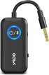 YMOO Bluetooth 5.3 Transmitter Receiver for TV/Airplane, Wireless Audio Adapter with Low Latency for Home Stereo