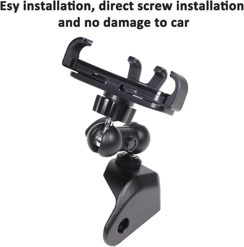 Aluminum Alloy Dashboard Side Mobile Phone Holder Trim for Land Rover Defender 90 110 130 2020-2024 (Style B, Left)