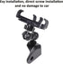 Aluminum Alloy Dashboard Side Mobile Phone Holder Trim for Land Rover Defender 90 110 130 2020-2024 (Style B, Left)