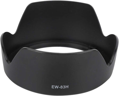 Lens Hood EW83H - Plastic Black Camera Mount Lens Hood for 24105mm f/4L is USM Camera Lens