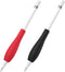 MoKo 2 Pack Silicone Grip Holder for Apple Pencil 1st/2nd Generation, Protective Sleeve Cover, Black & Red