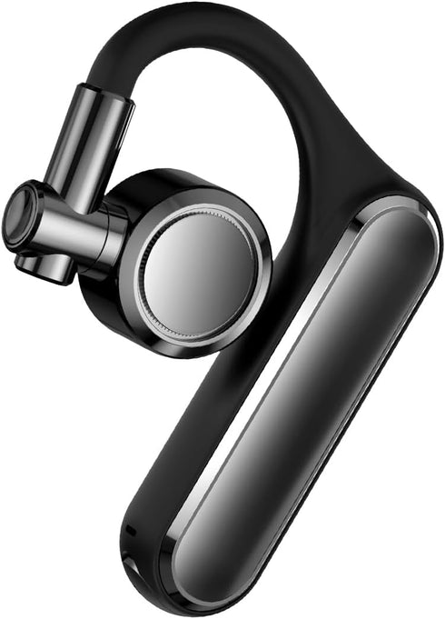 Bluetooth Earpiece V5.4 - Single Ear Headset with Noise Cancellation, 35 Hours Talk Time, Compatible with iPhone &