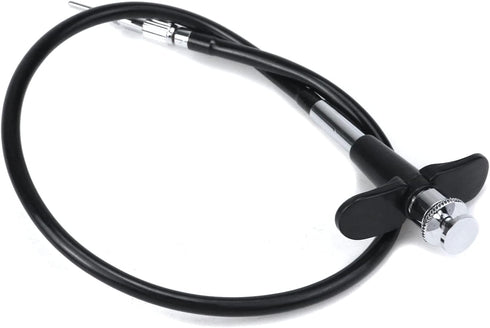 15.7" Threaded Release Cable, Vibration-Free Black Shutter Release Cable with Bulb-Lock